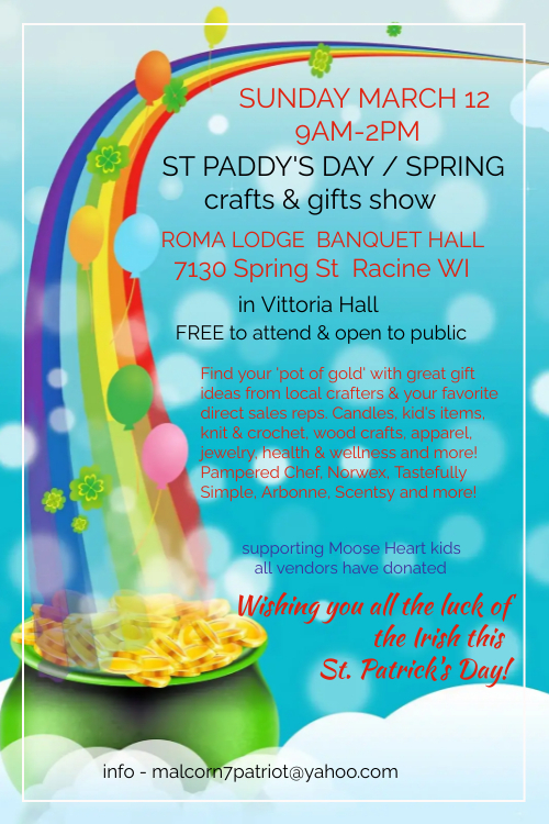 St Paddy's day / Spring crafts and gifts show, Racine, Wisconsin, United States