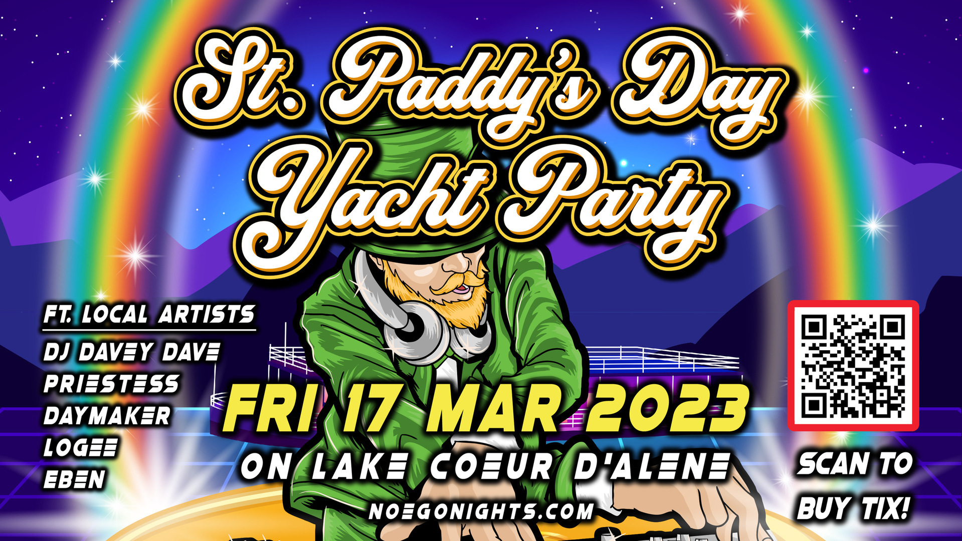 St. Paddy's Day Yacht Party by No Ego Nights, Coeur d'Alene, Idaho, United States