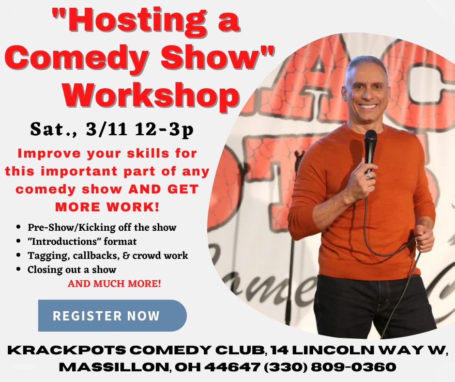 Hosting a Comedy Show, 1 day Workshop with Lou Santini, Massillon, Ohio, United States