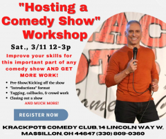 Hosting a Comedy Show, 1 day Workshop with Lou Santini