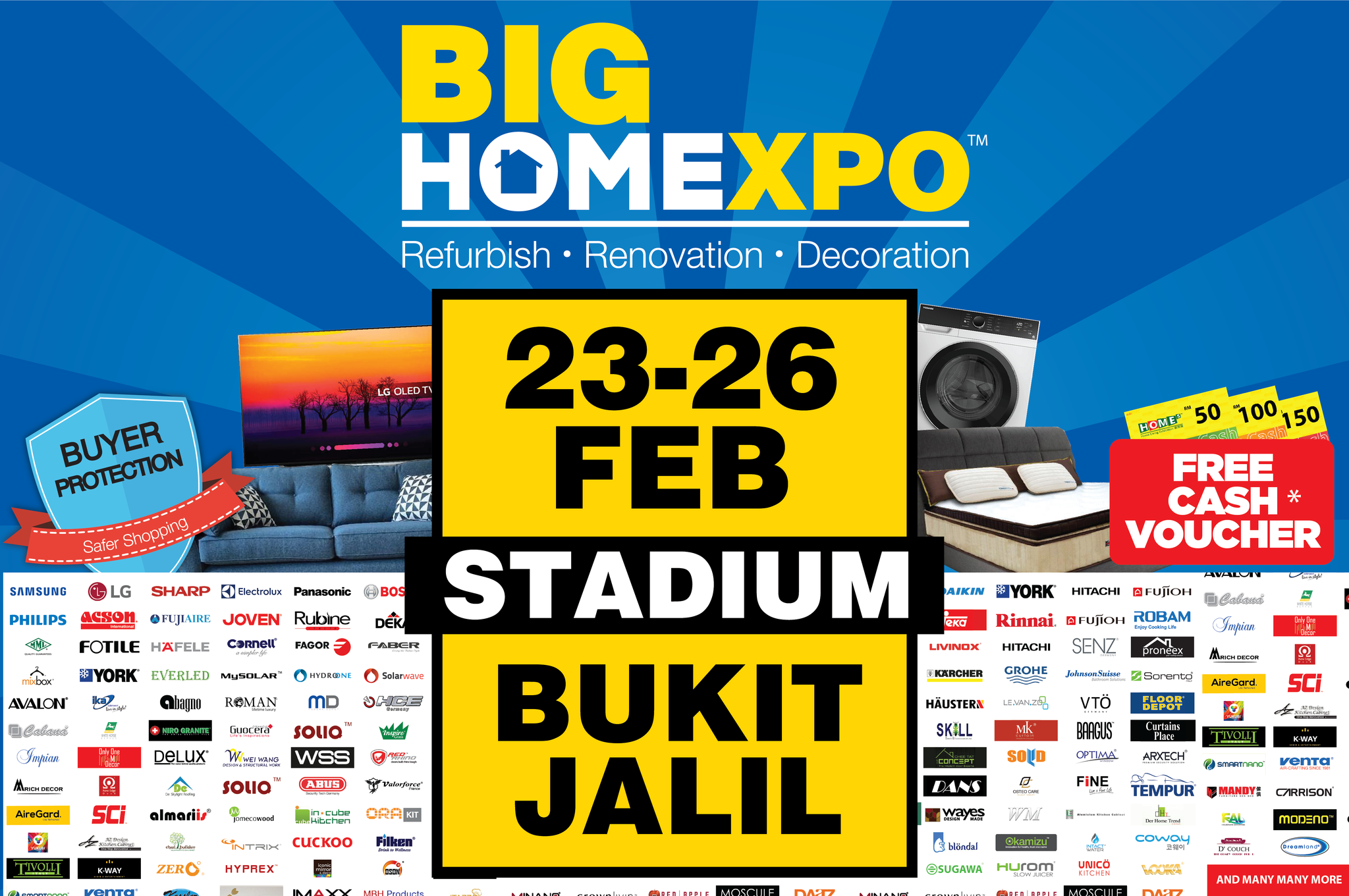 BIG HOME Expo, BIG HOME Expo @ Bukit Jalil National Stadium, Carp,Kuala Lumpur,Malaysia