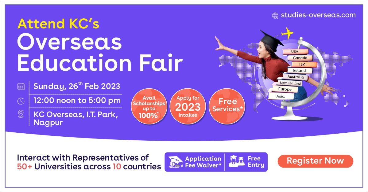 Attend KC's Overseas Education Fair, Nagpur, Maharashtra, India