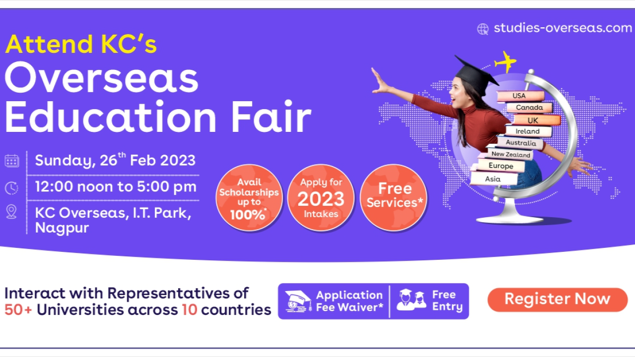 Attend KC’s Overseas Education Fair, Nagpur, Maharashtra, India