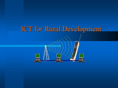 WORKSHOP ON INFORMATION AND COMMUNICATIONS TECHNOLOGIES (ICT) FOR AGRICULTURE AND RURAL DEVELOPMENT