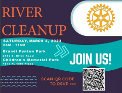 Rillito Clean Up with Rotary and Tucson Clean and Beautiful