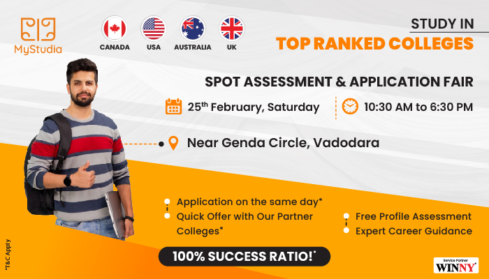 Study Abroad Seminar on February 25, 2023 at Vadodara, Vadodara, Gujarat, India