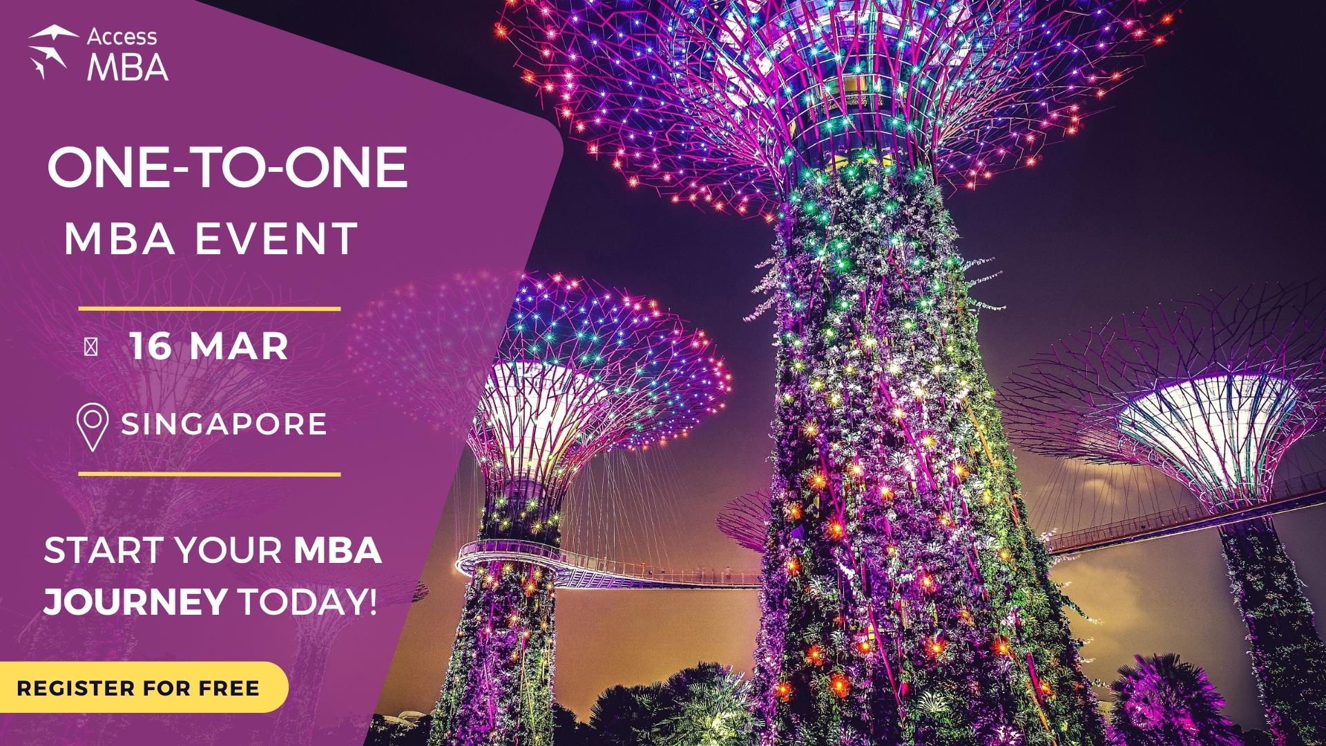 Invest In Your Growth At The Access MBA Event In Singapore, Singapore, Central, Singapore