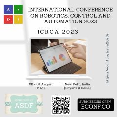 International Conference On Robotics, Control And Automation 2023