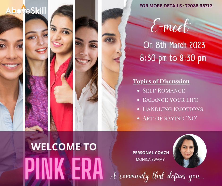 Welcome to AboveSkill Pink Era - A Community that defines YOU., Online Event