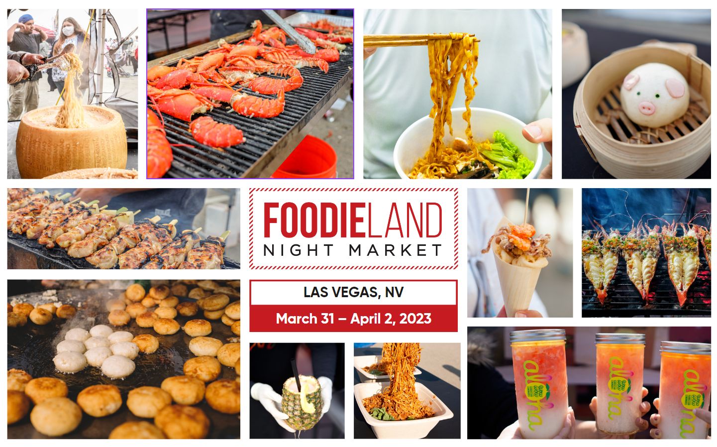 FoodieLand Night Market - Las Vegas | March 31 – April 2, 2023, Las Vegas, Nevada, United States