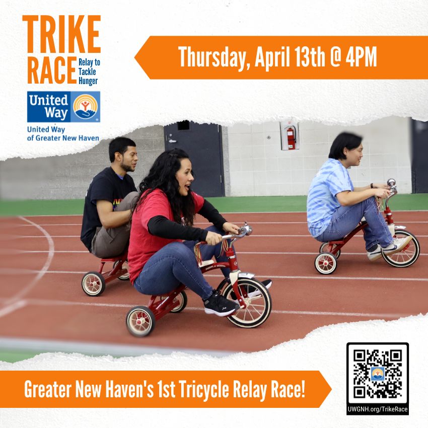 Trike Race 2023: A Relay to Tackle Hunger by United Way Greater New Haven, New Haven, Connecticut, United States