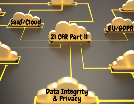Data Integrity and Privacy: Compliance with 21 CFR Part 11, SaaS/Cloud, EU GDPR, Online Event
