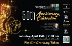 PLANO CIVIC CHORUS 50TH ANNIVERSARY CONCERT!