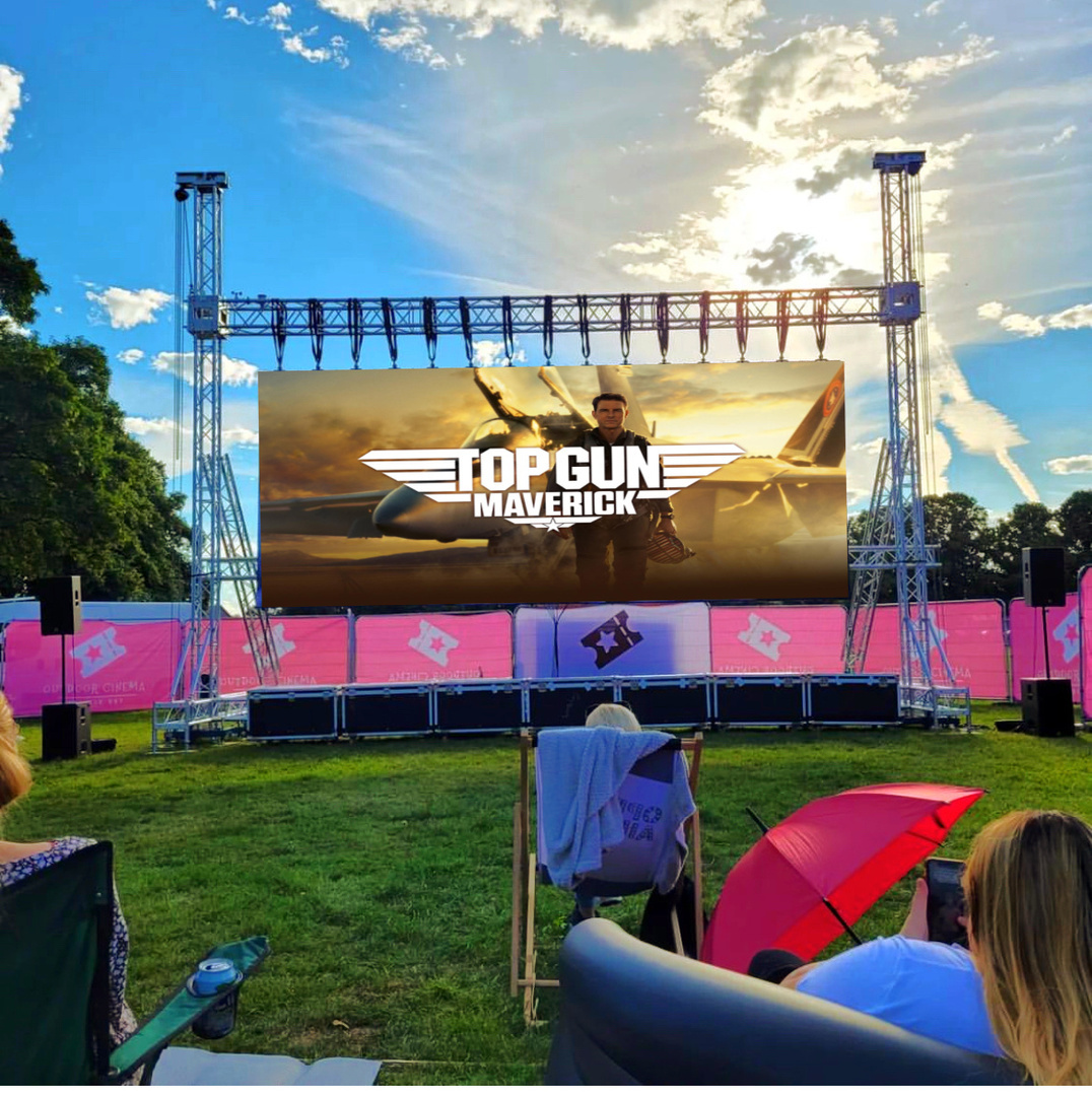 Outdoor Cinema Worcester - Top Gun Maverick, Worcester, England, United Kingdom