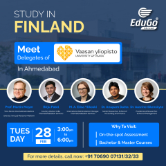 Study In Finland - Meet Delegates of University of Vaasa