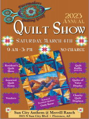 Piecemakers Annual 2023 Quilt Show March 4, 9am-3pm