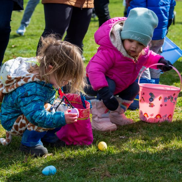 Spring Egg Hunt, Glencoe, Illinois, United States