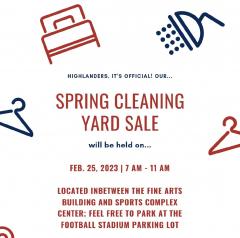 BAHS Choir Spring Cleaning Yard Sale