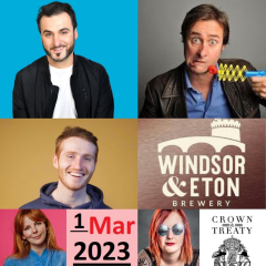 Windsor and Eton Brewery Presents Live Comedy @ The Crown and Treaty Uxbridge : Line-Up : Patrick Monaha
