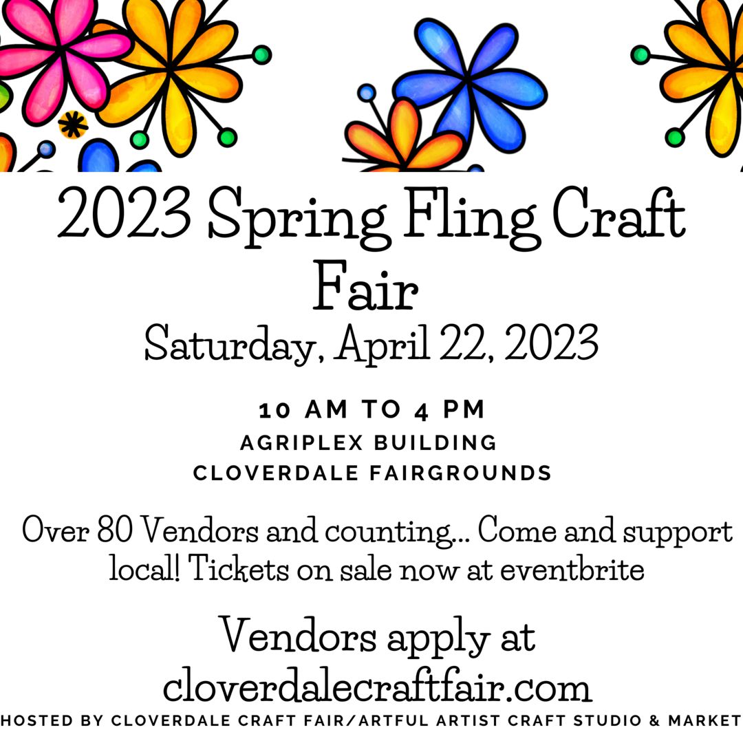 2023 Spring Fling Craft Fair and Market at The Agriplex in Surrey, Surrey, British Columbia, Canada