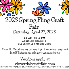 2023 Spring Fling Craft Fair and Market at The Agriplex in Surrey