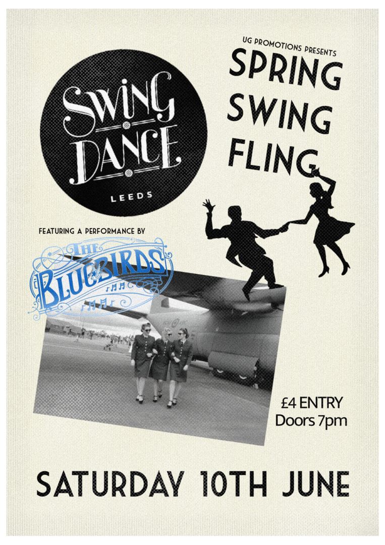 The Lindyhop 'Spring Swing Fling' w/ The Bluebirds at The Underground, Bradford, Bradford, England, United Kingdom