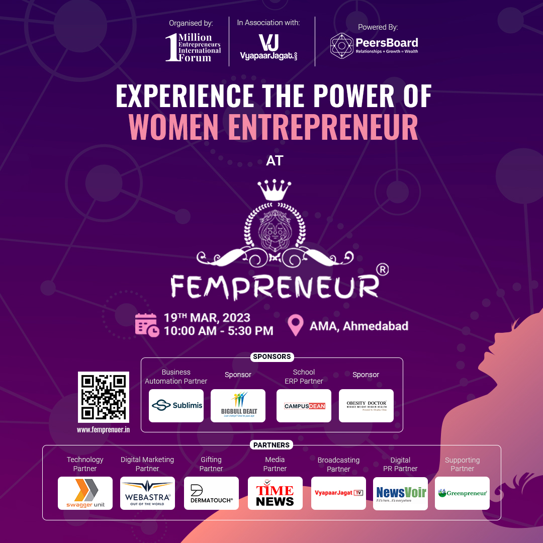 Fempreneur 2023- Experience the power of Women Entrepreneurs, Ahmedabad, Gujarat, India