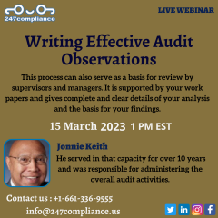 Writing Effective Audit Observations