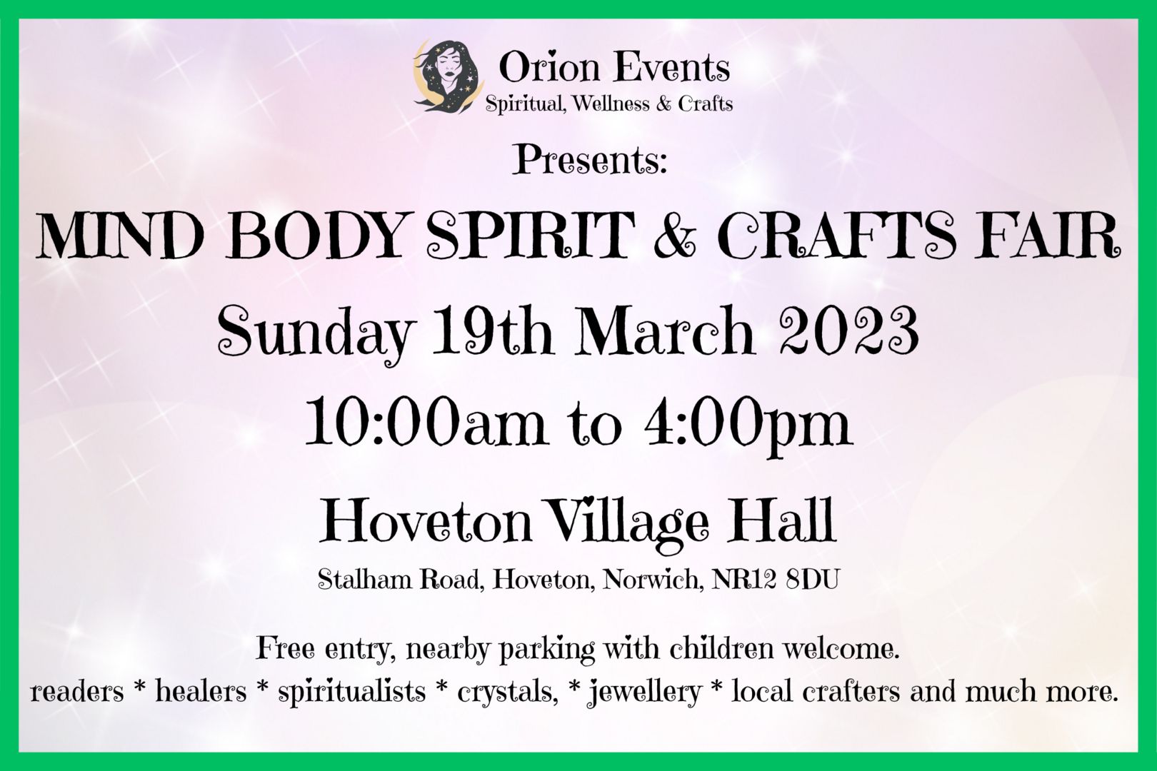 Mind Body Spirit and Crafts Fair, Norwich, England, United Kingdom
