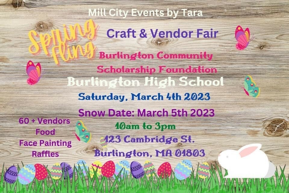 Burlington High School Spring Fling Craft and Vendor Fair/ Burlington Community Scholarship Foundation, Burlington, Massachusetts, United States