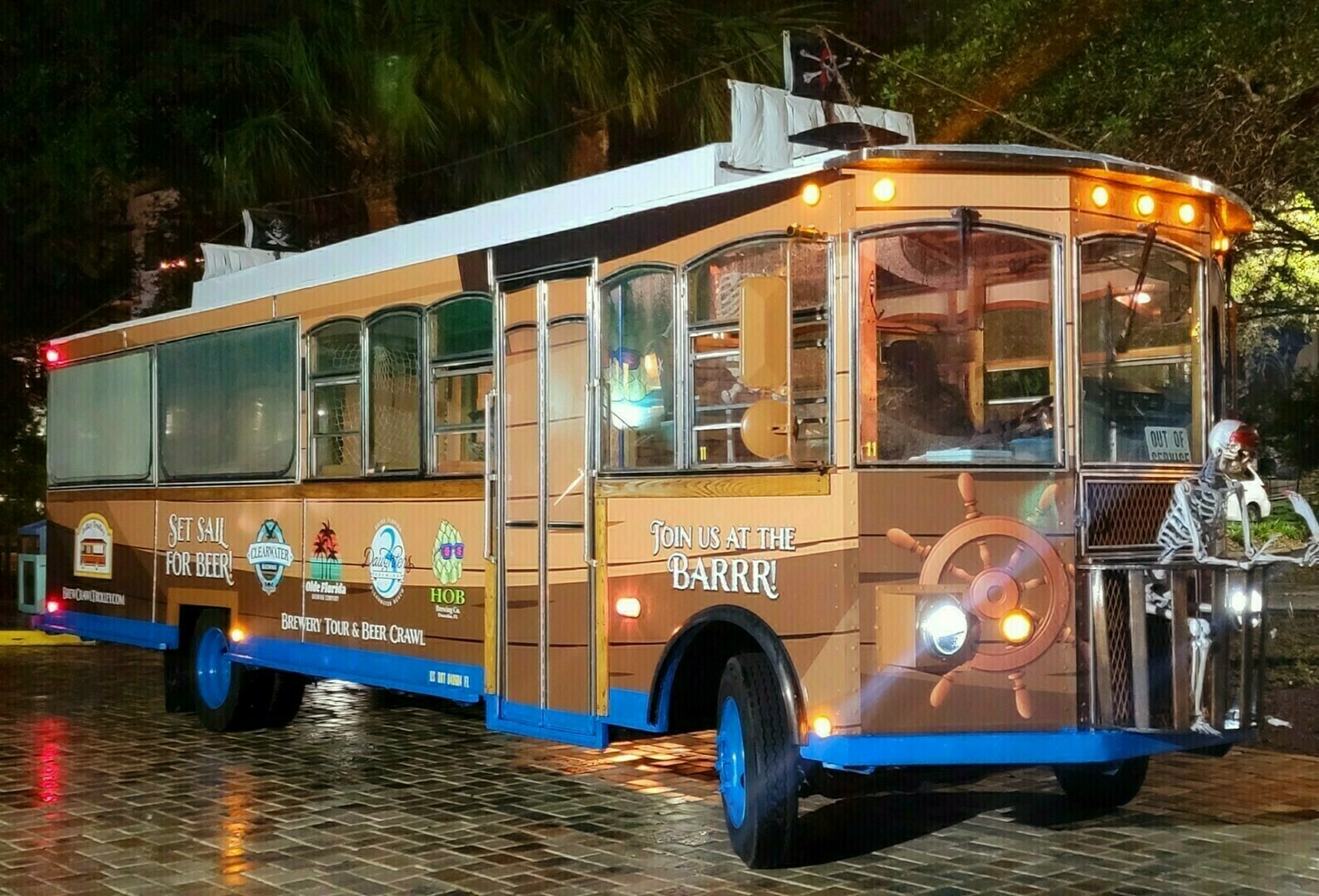 Largest Trolley Brewery Crawl, Pinellas County, Florida, United States