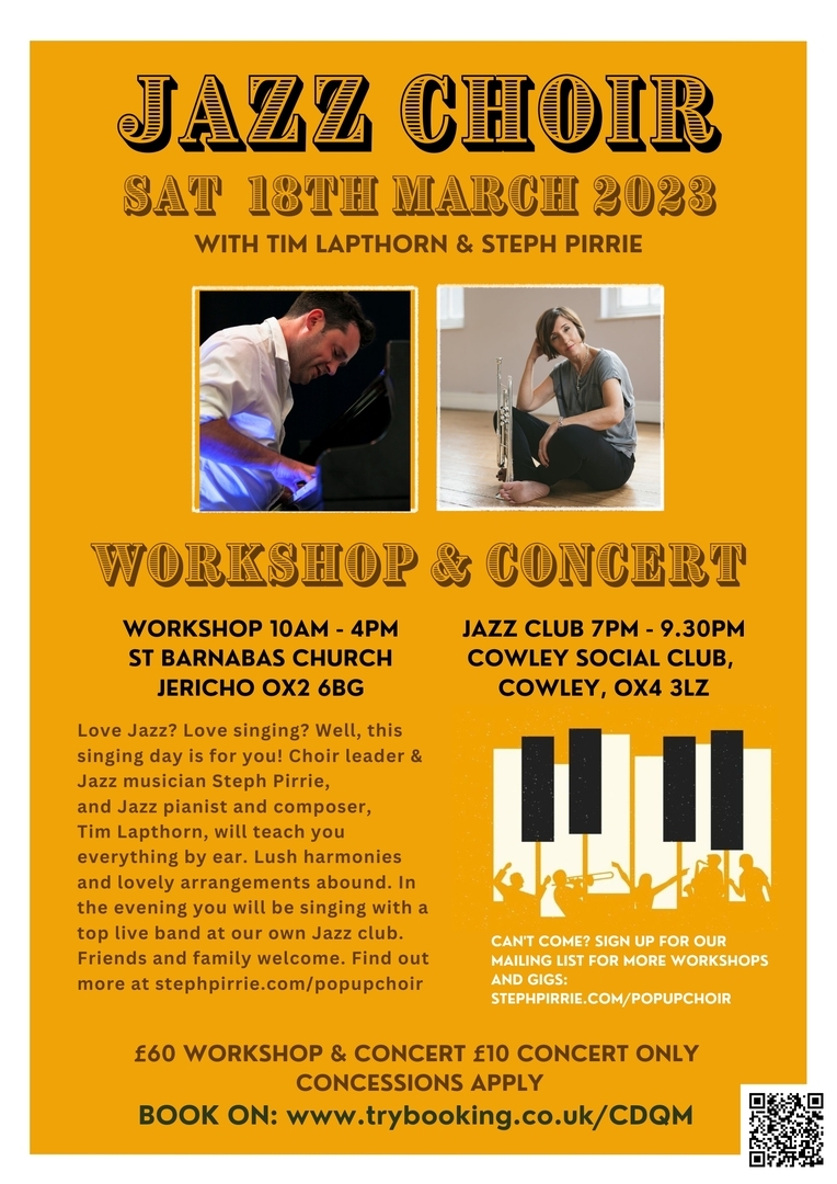 Jazz Choir: Workshop and Concert, Oxford, England, United Kingdom