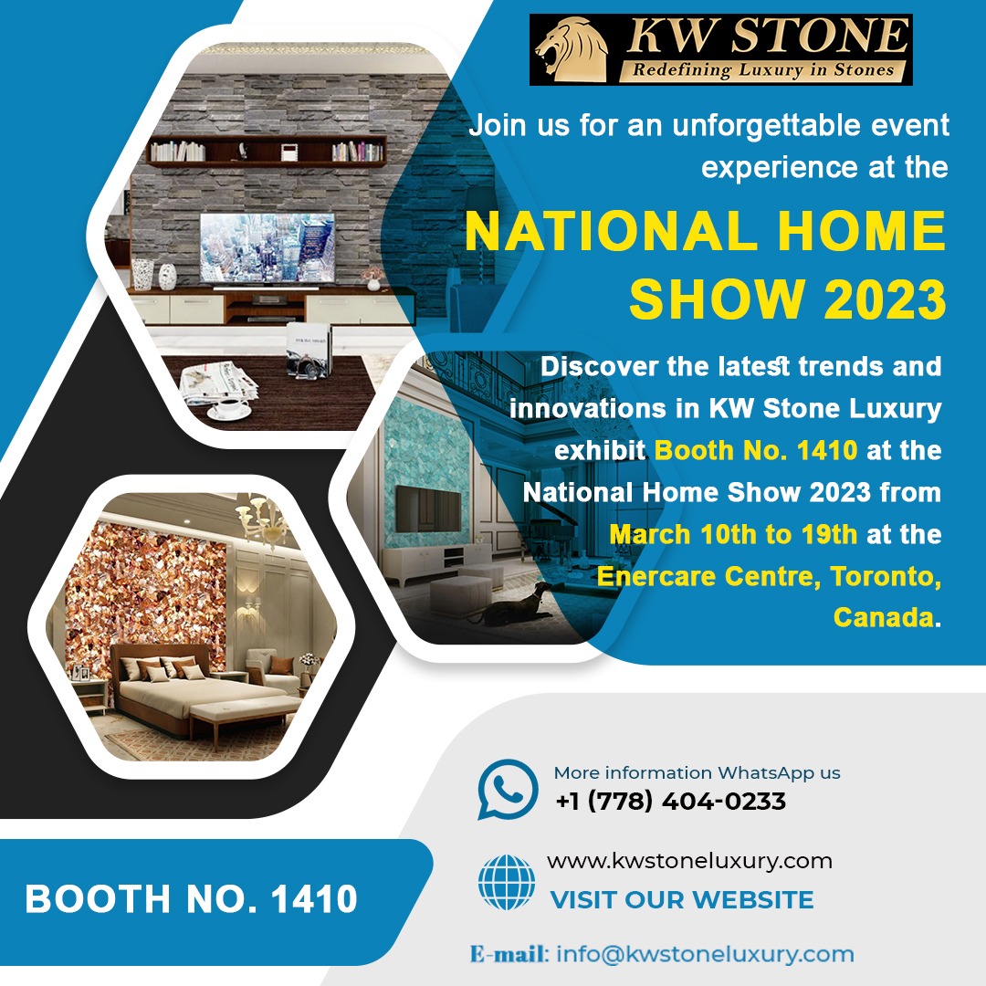 National Home Show Enercare Centre Toronto – KW Stone Luxury, Toronto, Ontario, Canada