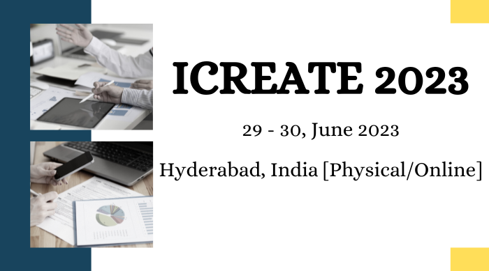 Sixth International Conference on Recent Evolutions and Adaptable Technologies in Engineering 2023, Hyderabad, Telangana, India