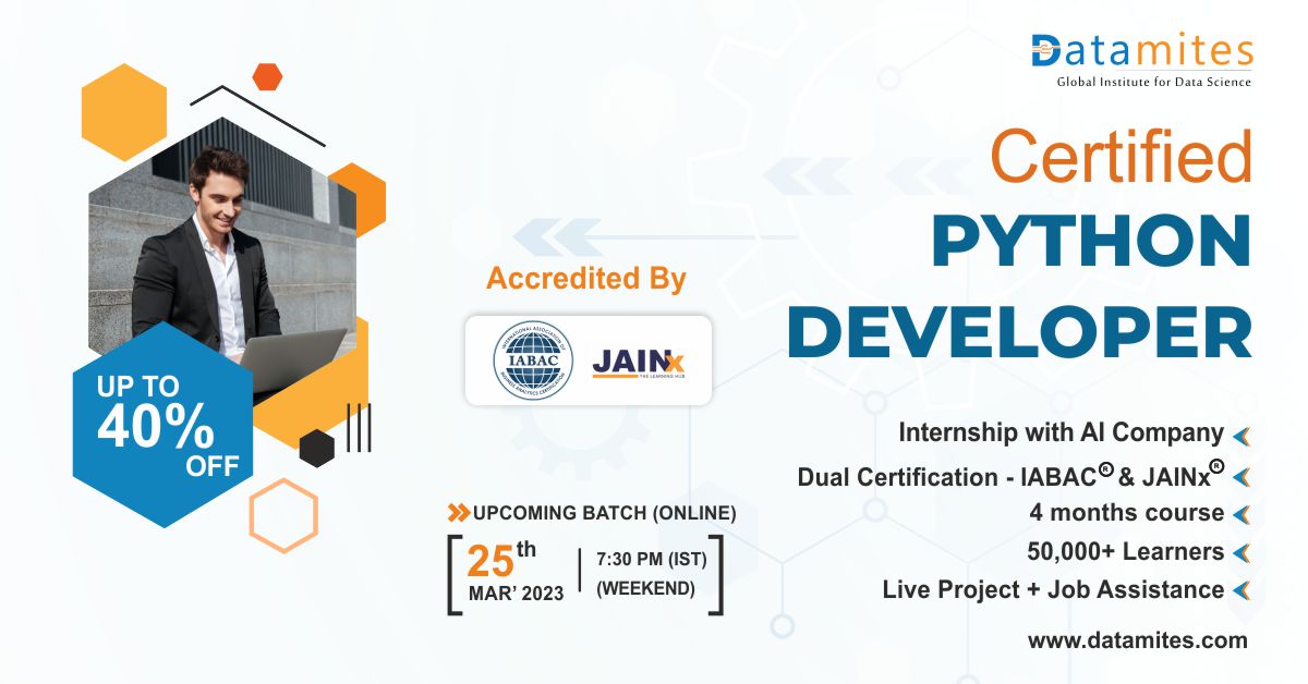 Certified Python Developer Course In Kanpur, Online Event