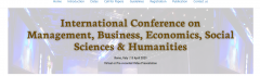 International Conference on Management, Business, Economics, Social Sciences & Humanities
