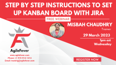 FREE WEBINAR on Step by step instructions to set up a Kanban Board with Jira