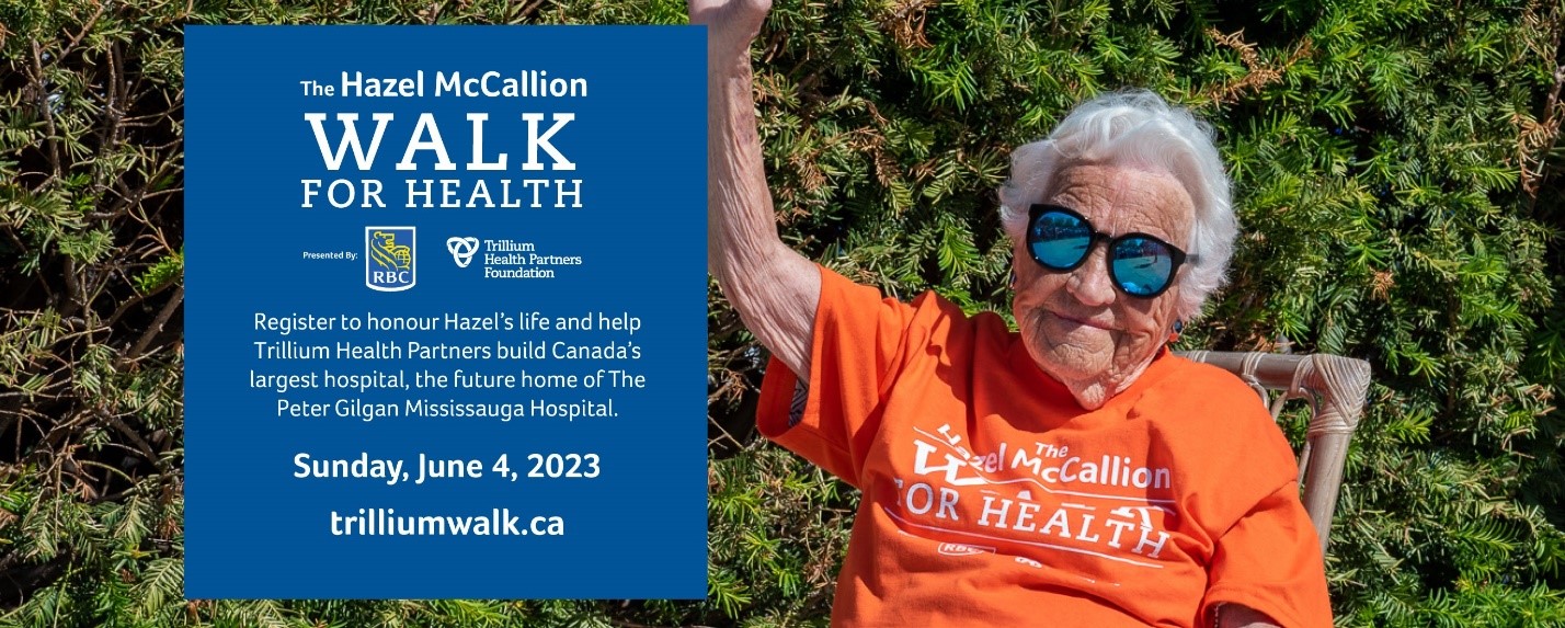Hazel McCallion Walk for Health for Trillium Health Partners, Mississauga, Ontario, Canada