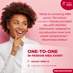 In-Person MBA Event In Nairobi