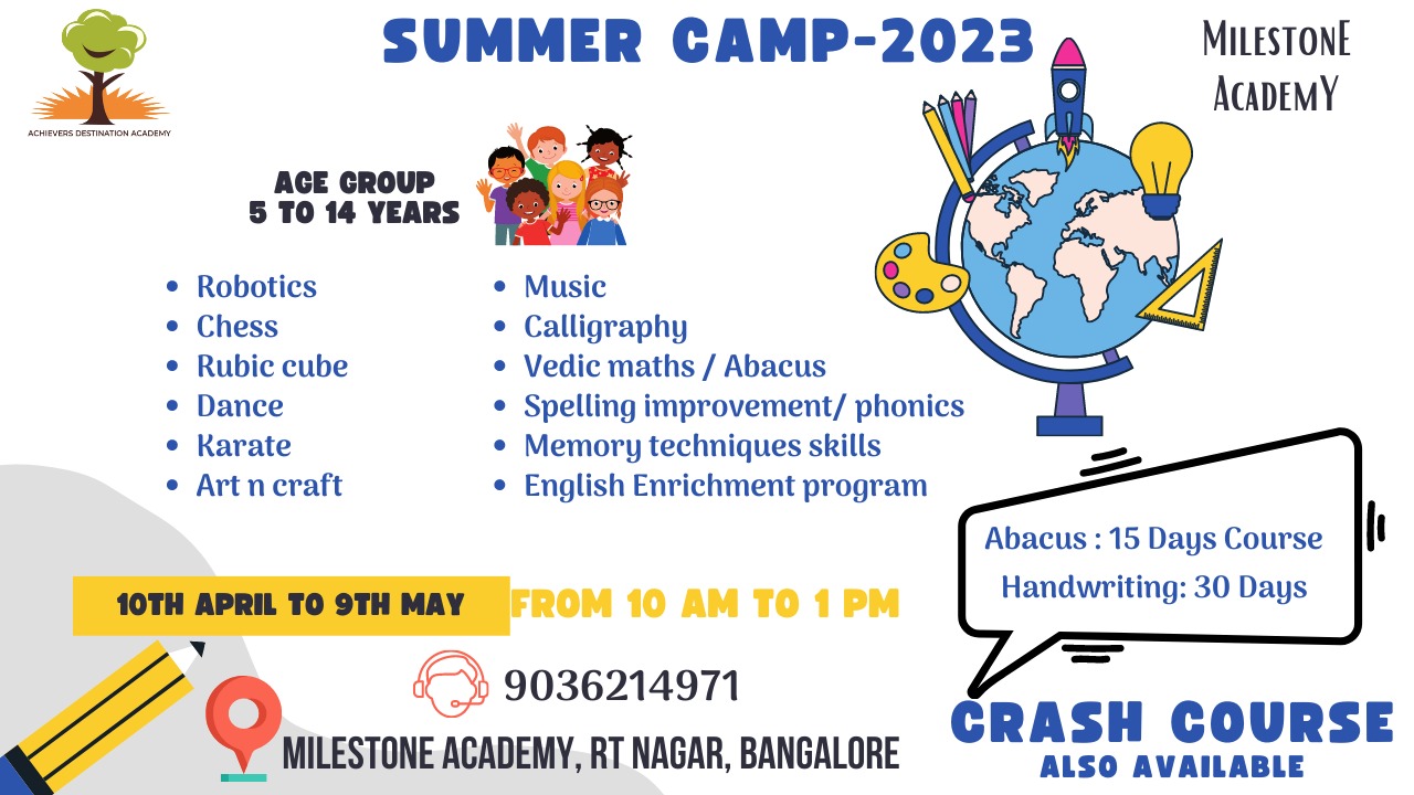 Summer Camp for kids-2023, Bangalore, Karnataka, India