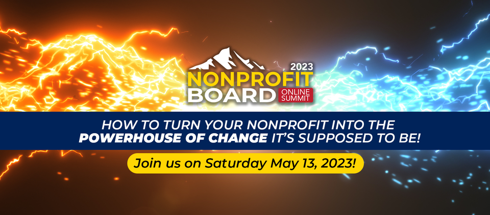 Nonprofit Board Summit 2023, Online Event