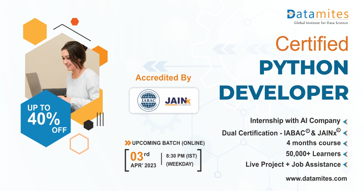 Certified Python Developer Course In Kolkata, Online Event