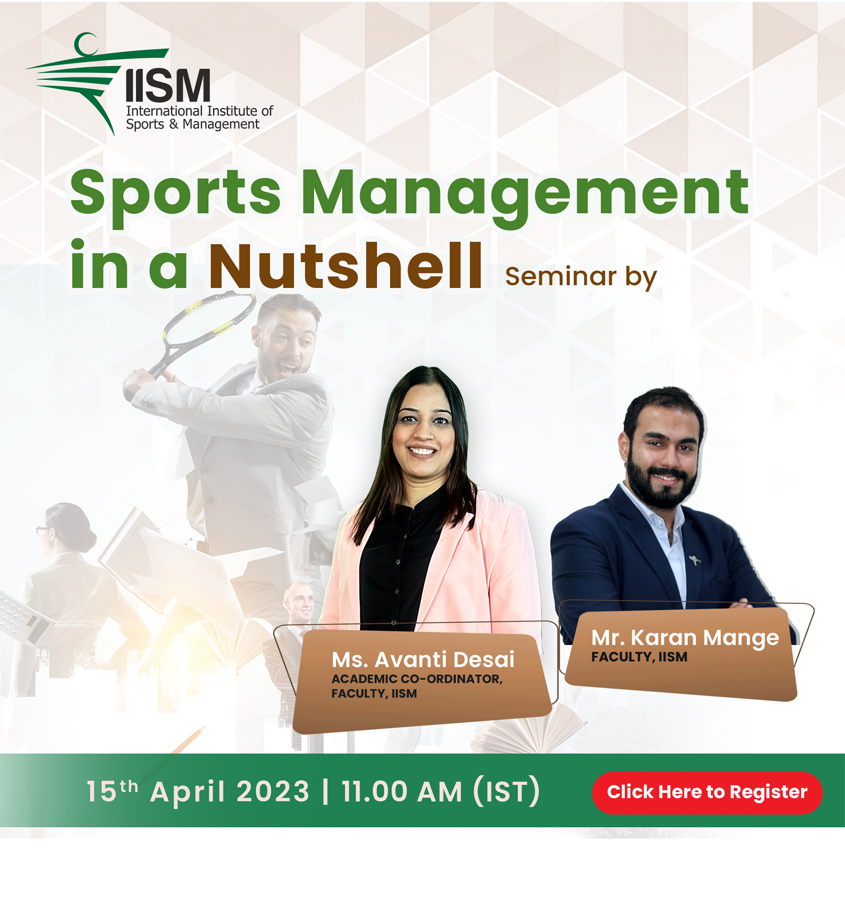 Seminar on Sports Management in a Nutshell-IISM Mumbai, Mumbai, Maharashtra, India