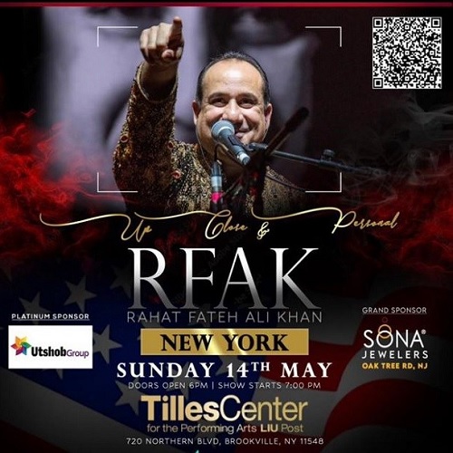 Up Close & Personal with Rahat Fateh Ali Khan in New York, Brookville, NY,New York,United States