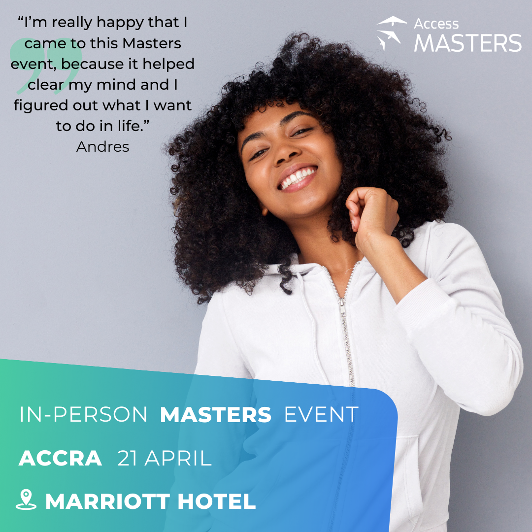 Free Access Masters In-Person Event In Accra On 21 April, Accra, Greater Accra, Ghana