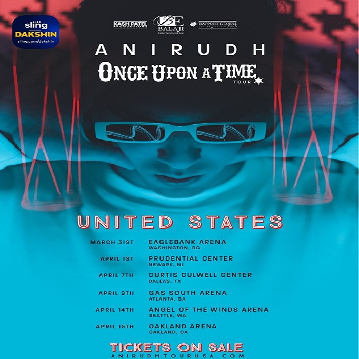 Anirudh Once Upon A Time Tour Live In Dallas, Garland, TX, United States