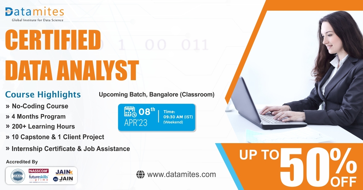 Certified Data Analytics Training in Bangalore, Online Event