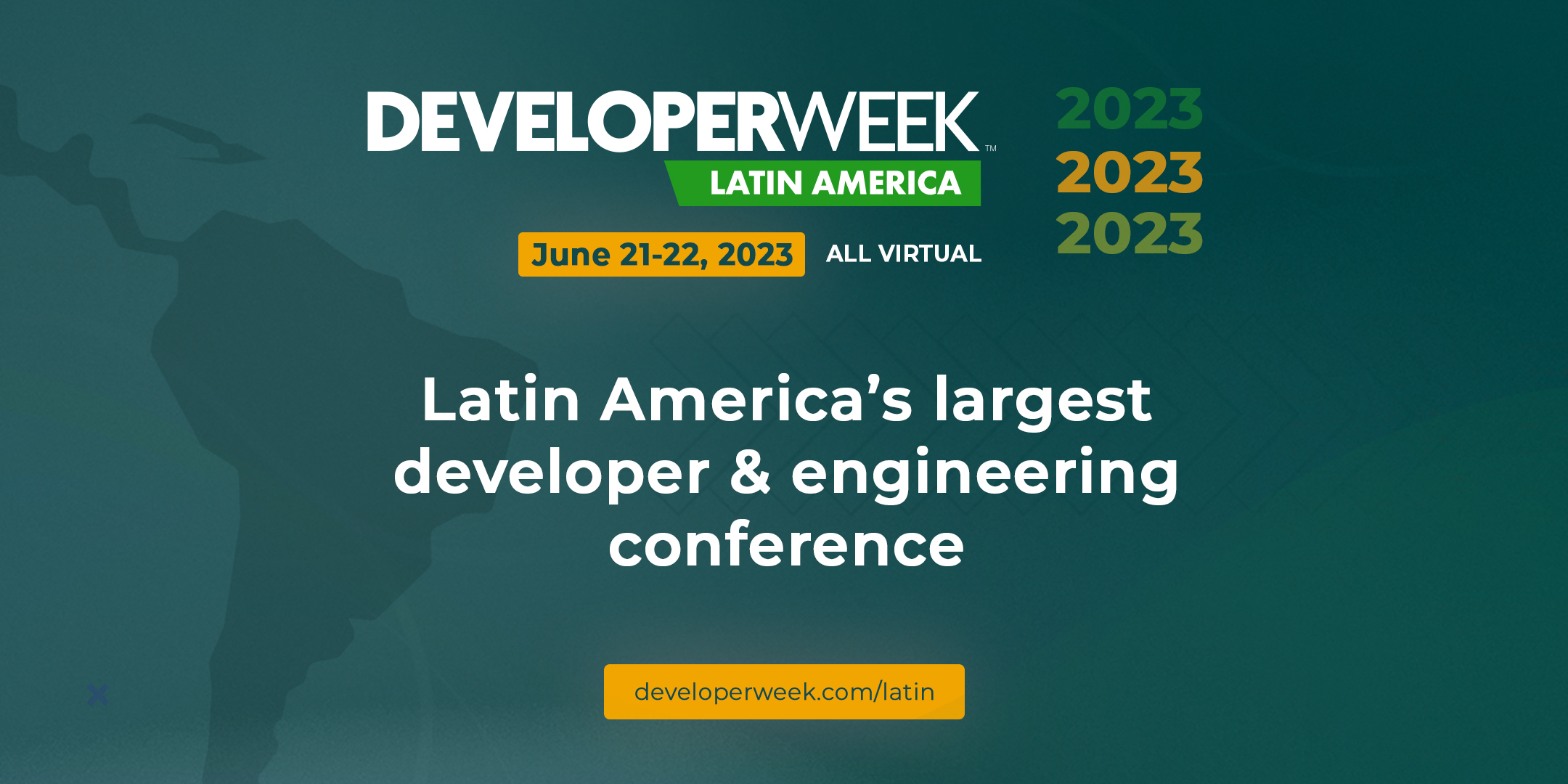 DeveloperWeek Latin America 2023, Online Event
