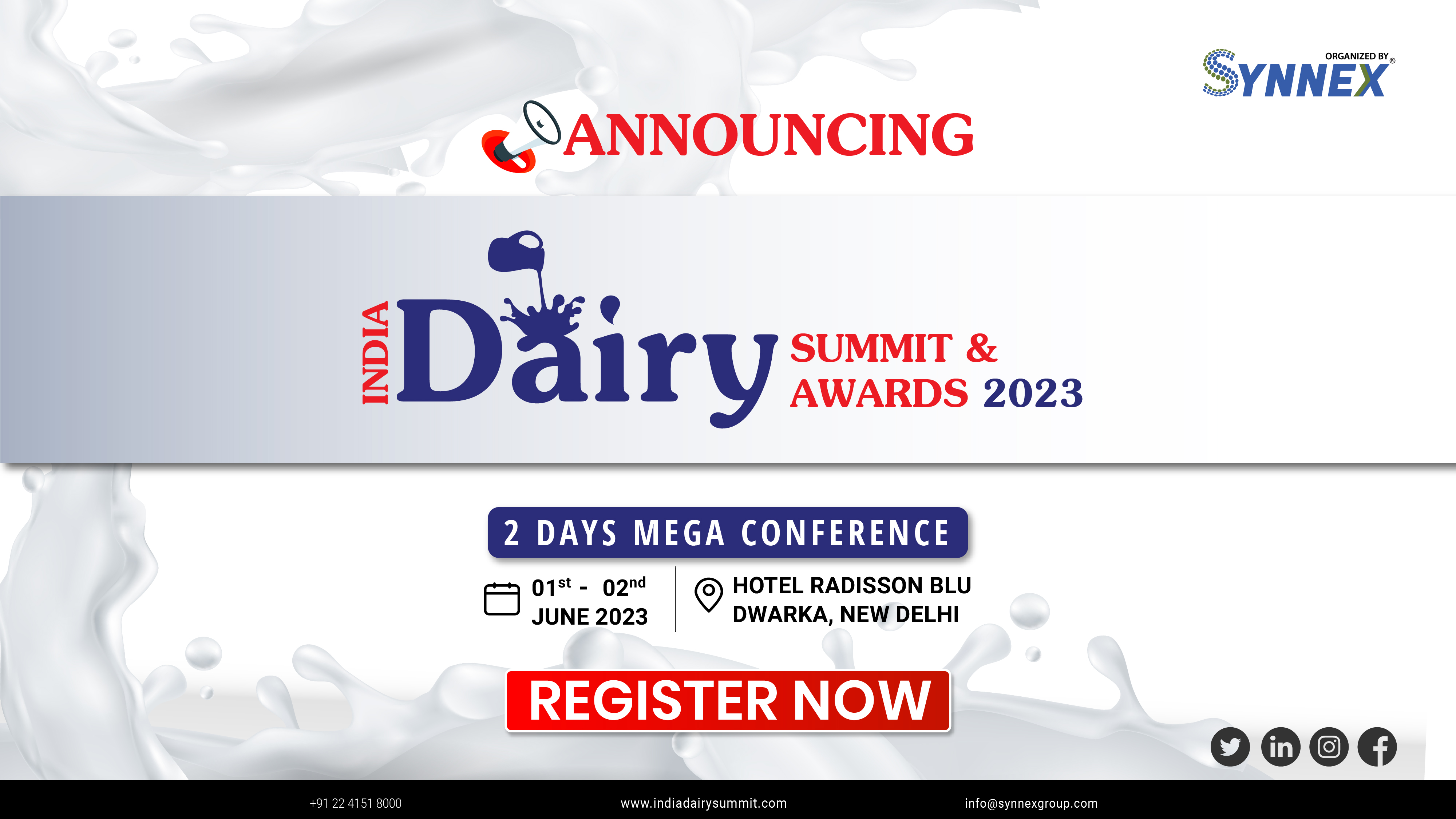 India Dairy Summit & Awards 2023, New Delhi, Delhi, India