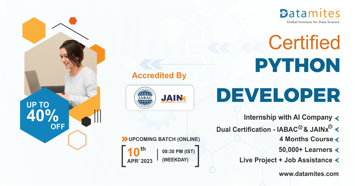 Certified Python Developer Course In Mysore, Online Event